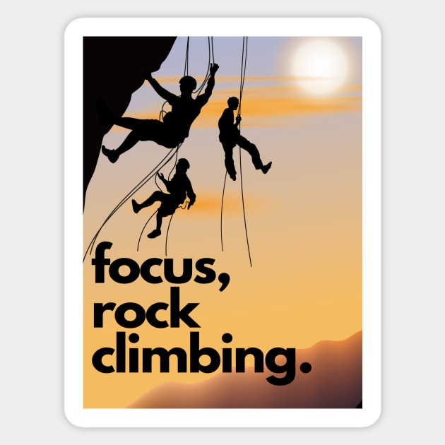 Instructor, Coach, Rock Climbing Sticker by Applecrunch